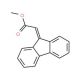 Methyl 9-fluorenylideneacetate (CAS 146967-87-5) - chemical structure image