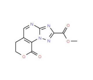 methyl 9-oxo-6,9-dihydro-7H-pyrano[4,3-e][1,2,4]triazolo[1,5-a]pyrimidine-2-carboxylate - chemical structure image