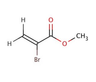 Methyl &alpha;-bromoacrylate (CAS 4519-46-4) - chemical structure image