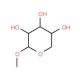 Methyl α-D-xylopyranoside (CAS 91-09-8) - chemical structure image