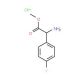 Methyl amino(4-fluorophenyl)acetate hydrochloride - chemical structure image