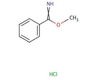 Methyl benzimidate hydrochloride (CAS 5873-90-5) - chemical structure image