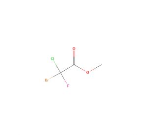 Methyl bromochlorofluoroacetate (CAS 101385-65-3) - chemical structure image