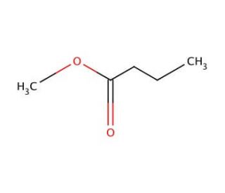 Methyl butyrate (CAS 623-42-7) - chemical structure image