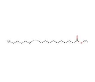 Methyl cis-11-octadecenoate (CAS 1937-63-9) - chemical structure image