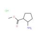 Methyl cis-2-aminocyclopentanecarboxylate hydrochloride (CAS 119993-55-4) - chemical structure image