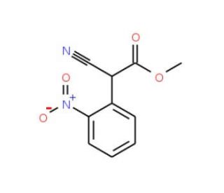 Methyl Cyano(2-nitrophenyl)acetate (CAS 113772-13-7) - chemical structure image
