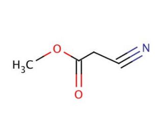 Methyl cyanoacetate (CAS 105-34-0) - chemical structure image