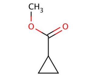 Methyl cyclopropanecarboxylate (CAS 2868-37-3) - chemical structure image