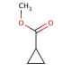 Methyl cyclopropanecarboxylate (CAS 2868-37-3) - chemical structure image