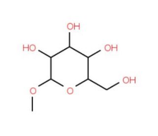 Methyl D-galactopyranoside (CAS 93302-26-2) - chemical structure image