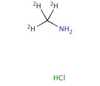 Methyl-d<sub>3</sub>-amine hydrochloride (CAS 7436-22-8) - chemical structure image