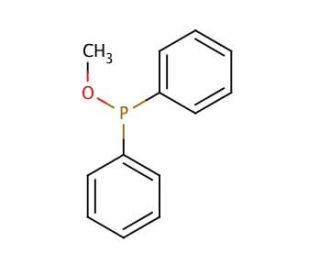 Methyl diphenylphosphinite (CAS 4020-99-9) - chemical structure image