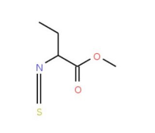 Methyl DL-2-isothiocyanatobutyrate (CAS 68693-53-8) - chemical structure image