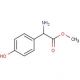 Methyl DL-4-hydroxyphenylglycine (CAS 43189-12-4) - chemical structure image
