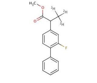 Methyl Flurbiprofen-d3 - chemical structure image