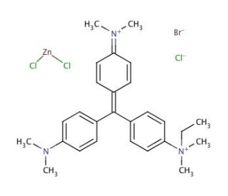 Methyl Green (CAS 7114-03-6) - chemical structure image