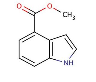 Methyl indole-4-carboxylate (CAS 39830-66-5) - chemical structure image