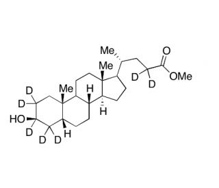 Methyl Isolithocholate-d7 (CAS 5405-42-5) - chemical structure image