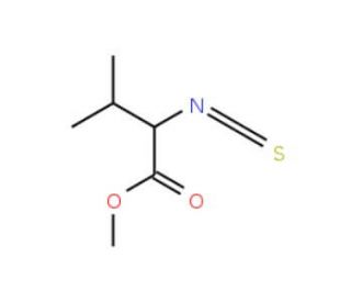 Methyl L-2-isothiocyanato-3-methylbutyrate (CAS 21055-41-4) - chemical structure image