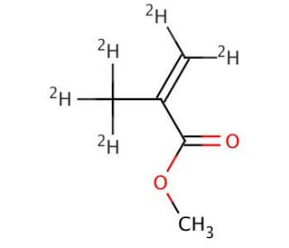 Methyl methacrylate-d5 (CAS 55935-46-1) - chemical structure image