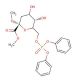 Methyl (Methyl 3-Deoxy-D-arabino-heptulopyranosid)onate-7-(diphenyl Phosphate) - chemical structure image