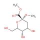 Methyl (Methyl 3-Deoxy-D-arabino-heptulopyranosid)uronate - chemical structure image