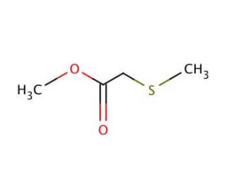 Methyl (methylthio)acetate (CAS 16630-66-3) - chemical structure image