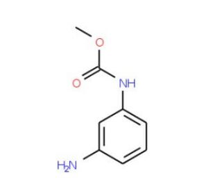 methyl N-(3-aminophenyl)carbamate (CAS 6464-98-8) - chemical structure image