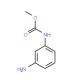 methyl N-(3-aminophenyl)carbamate (CAS 6464-98-8) - chemical structure image