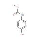 methyl N-(4-hydroxyphenyl)carbamate - chemical structure image