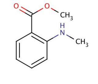 Methyl N-methylanthranilate (CAS 85-91-6) - chemical structure image