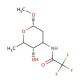Methyl N-Trifluoroacetyldaunosaminide (CAS 51996-41-9) - chemical structure image
