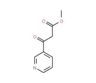 Methyl nicotinoylacetate (CAS 54950-20-8) - chemical structure image