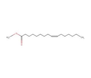 Methyl palmitoleate (CAS 1120-25-8) - chemical structure image