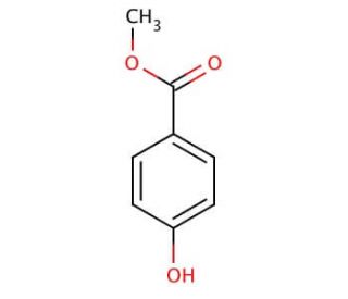 Methyl paraben (CAS 99-76-3) - chemical structure image