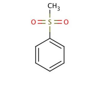 Methyl phenyl sulfone (CAS 3112-85-4) - chemical structure image