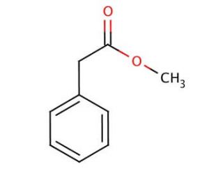Methyl phenylacetate (CAS 101-41-7) - chemical structure image