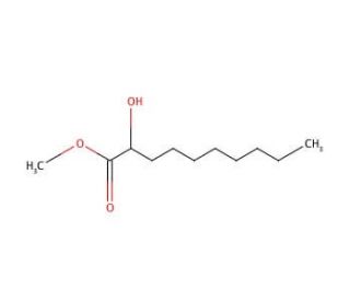 Methyl (±)-2-hydroxydecanoate (CAS 71271-24-4) - chemical structure image
