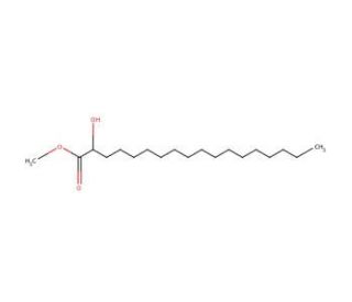 Methyl (&plusmn;)-2-hydroxystearate (CAS 2420-35-1) - chemical structure image