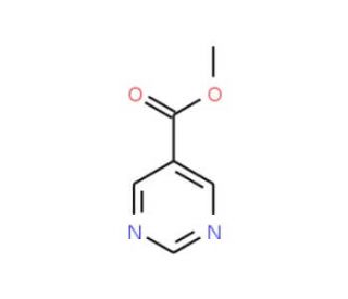 Methyl pyrimidine-5-carboxylate (CAS 34253-01-5) - chemical structure image
