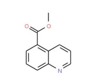 methyl quinoline-5-carboxylate (CAS 16675-62-0) - chemical structure image