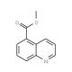 methyl quinoline-5-carboxylate (CAS 16675-62-0) - chemical structure image