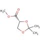 Methyl (R)-(+)-2,2-dimethyl-1,3-dioxolane-4-carboxylate 的分子结构, CAS编号: 52373-72-5 Methyl (R)-(+)-2,2-dimethyl-1,3-dioxolane-4-carboxylate (CAS 52373-72-5) - chemical structure image