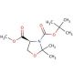 Methyl (S)-(−)-3-Boc-2,2-dimethyl-4-oxazolidinecarboxylate (CAS 108149-60-6) - chemical structure image