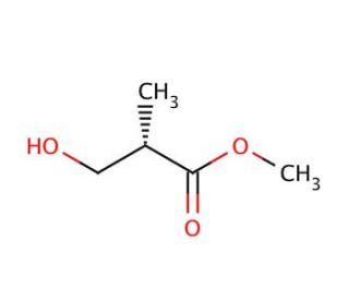 Methyl (S)-(+)-3-hydroxy-2-methylpropionate (CAS 80657-57-4) - chemical structure image