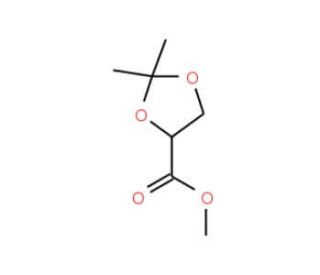 (&minus;)-Methyl (S)-2,2-dimethyl-1,3-dioxolane-4-carboxylate (CAS 60456-21-5) - chemical structure image
