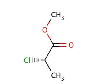 (−)-Methyl (S)-2-chloropropionate (CAS 73246-45-4) - chemical structure image