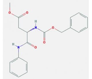 Methyl (S)-3-N-Cbz-amino-N-phenyl-succinamate - chemical structure image