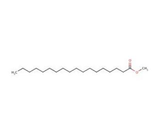 Methyl stearate (CAS 112-61-8) - chemical structure image